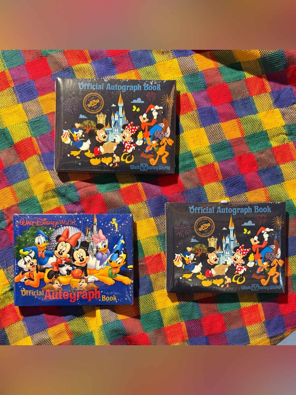 New Walt Disney World Official Autograph Books